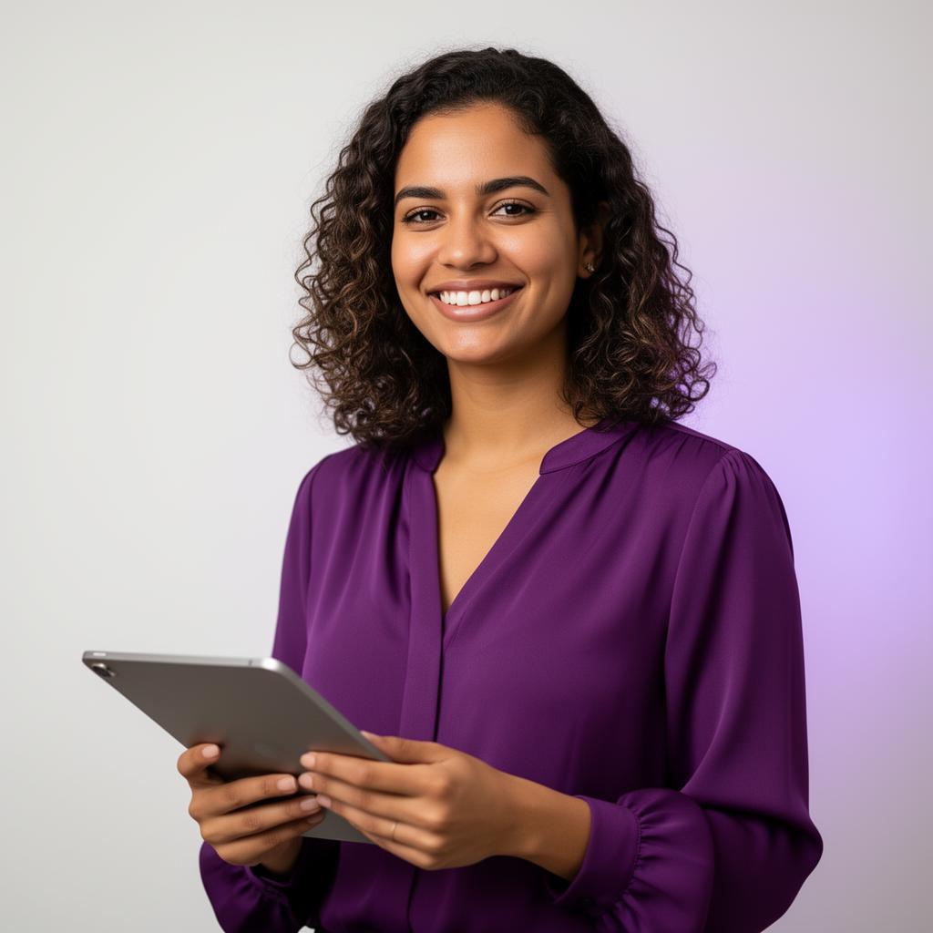 Especialista Bull Digital pronta para atender